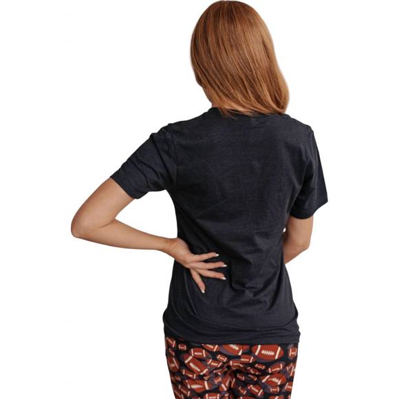 NEW 123 AMORE classy until kickoff shirt in black - Picture 2 of 7